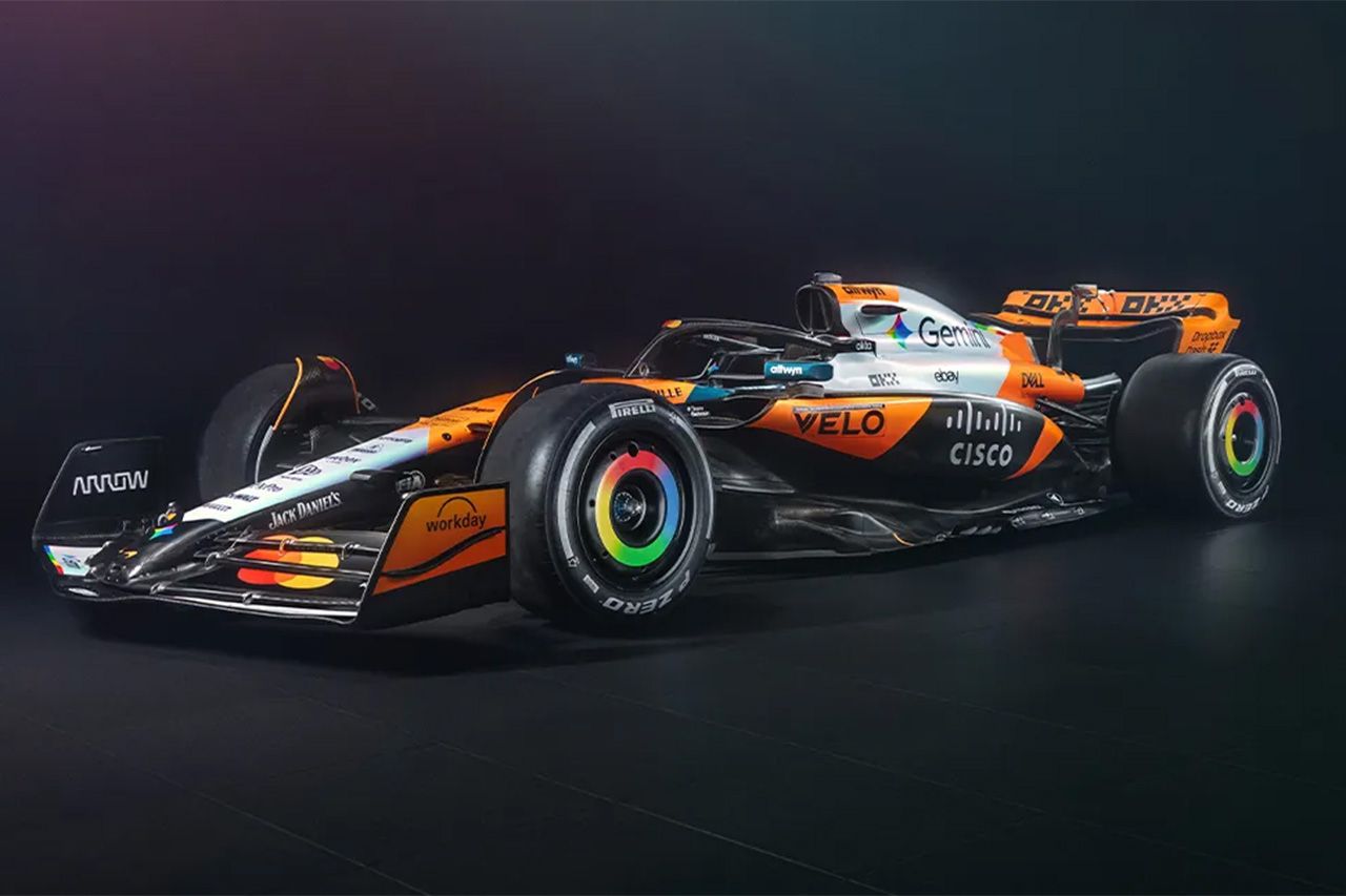 マクラーレン F1アメリカGPでGoogle Geminiとコラボした特別カラー
