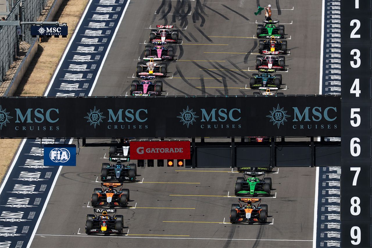 角田裕毅が7位入賞…F1アメリカGP スプリント 結果・タイムシート