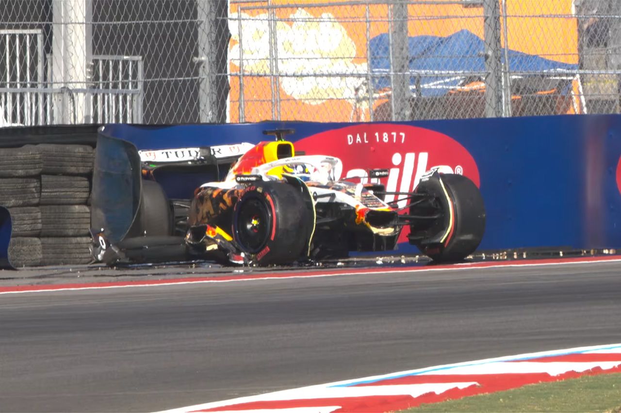F1アメリカGP 予選Q1:ハジャーがクラッシュで赤旗 角田裕毅14番手通過