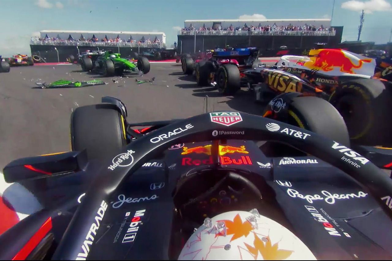 【動画】 角田裕毅 F1アメリカGPスプリント1周目に11ポジションアップ