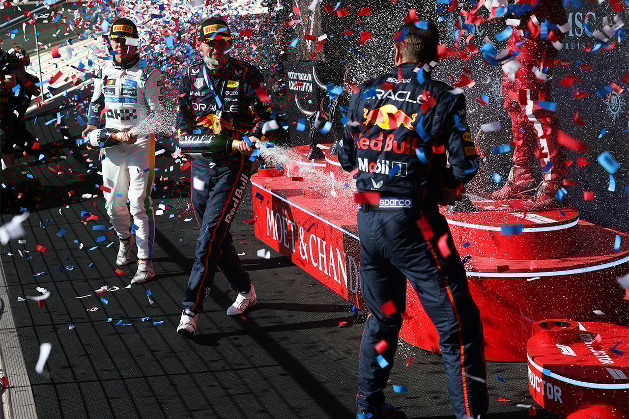 2025年F1ポイントランキング (第19戦 アメリカGPスプリント 終了時点)