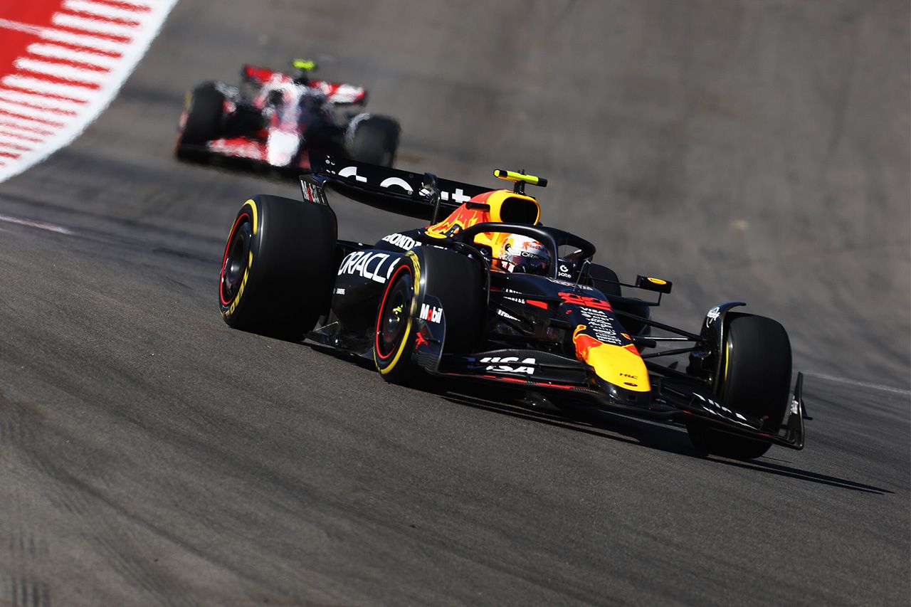 F1アメリカGP 決勝 展開:角田裕毅 13番手から力強い追い上げで7位入賞