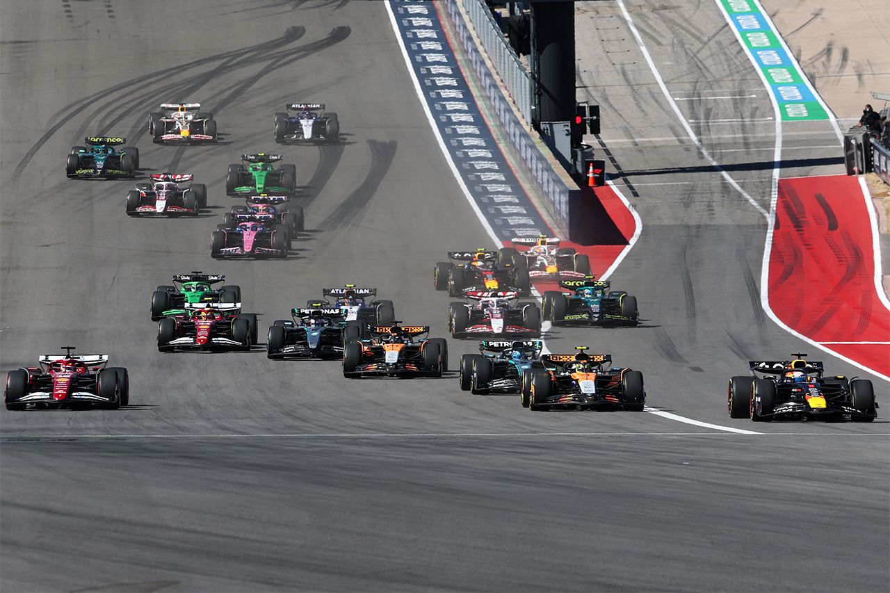 角田裕毅が7位入賞 … F1アメリカGP 決勝 結果・タイムシート