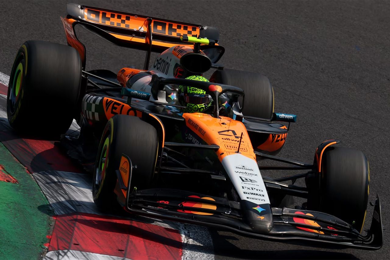 F1メキシコGP FP3:ランド・ノリス最速 フェルスタッペン6番手 角田裕毅9番手