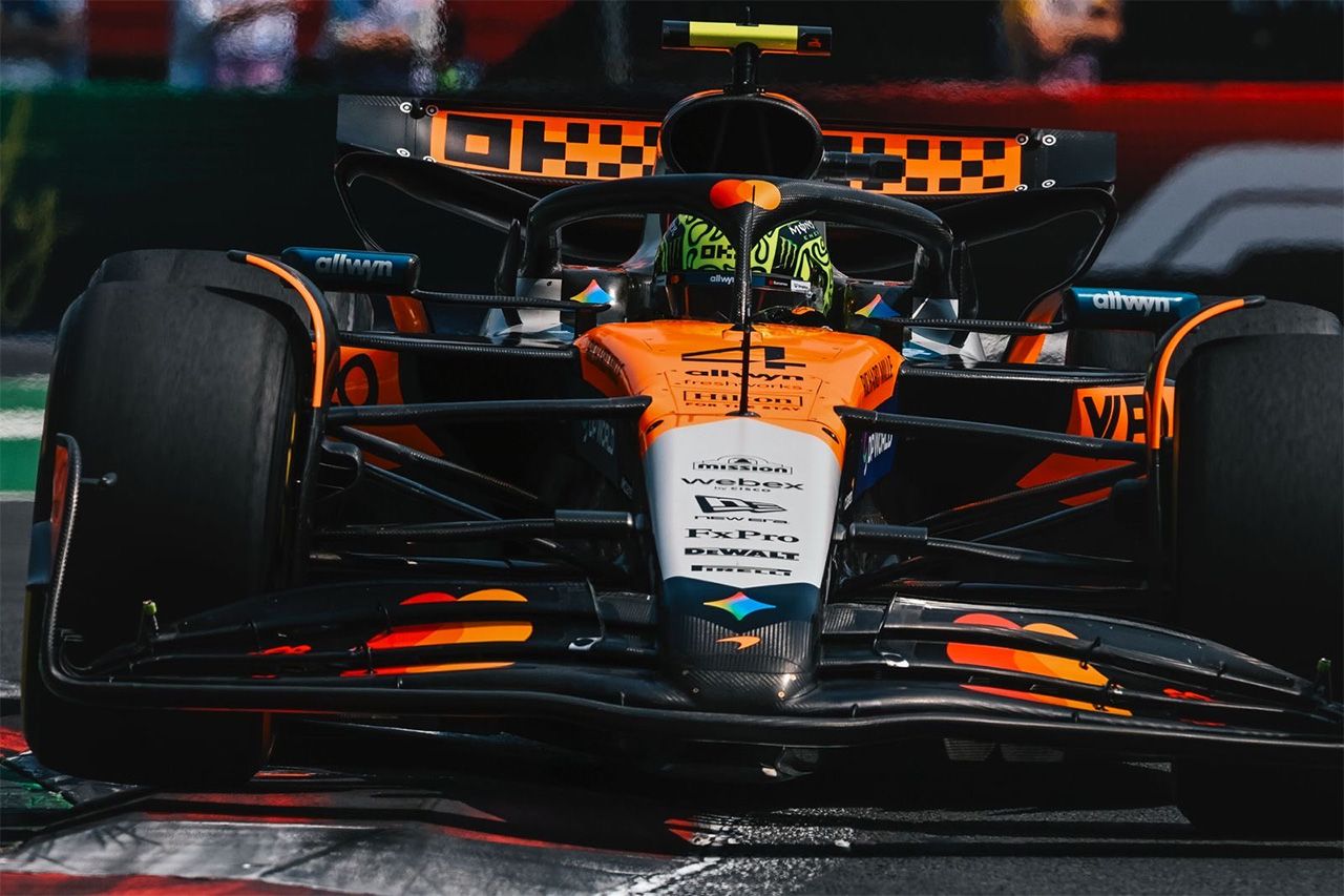 F1メキシコGP 予選 ハイライト動画:ランド・ノリスがポール 角田裕毅Q2敗退