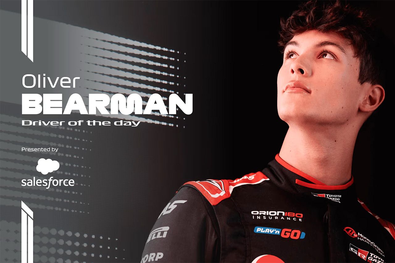 2025年F1メキシコGP:オリバー・ベアマンがDRIVER OF THE DAY