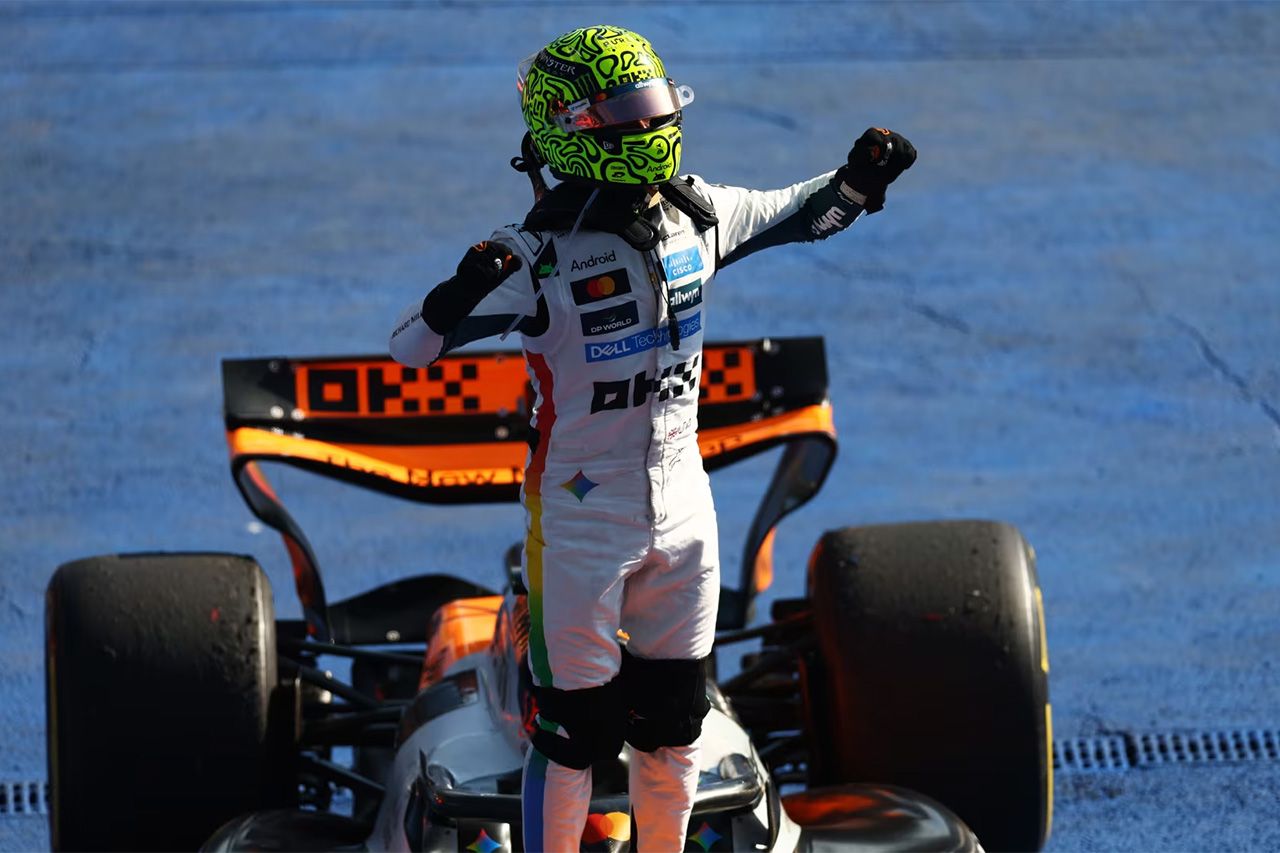 F1メキシコGP 決勝 展開:優勝はノリス 4位にベアマン 角田裕毅は11位