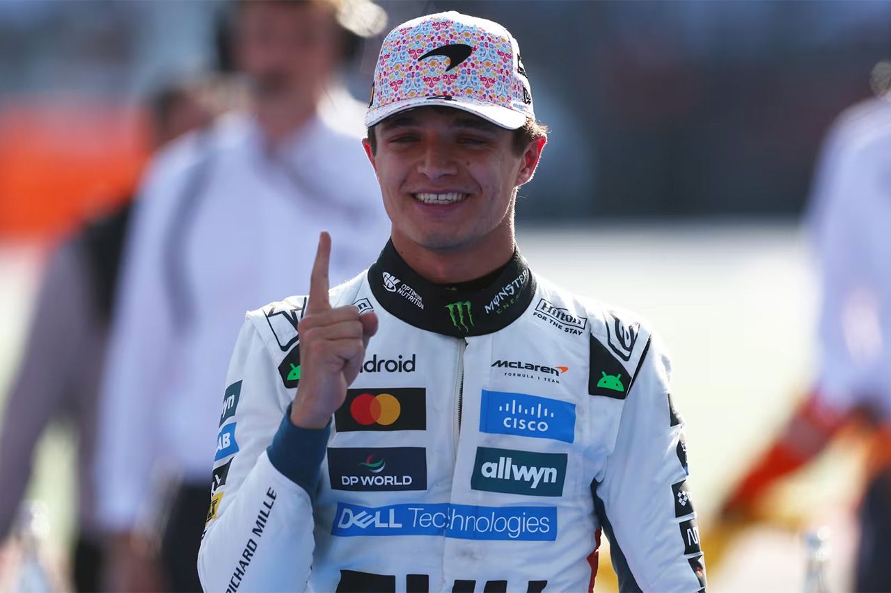 F1メキシコGP 決勝:ノリス圧勝でランキング首位浮上 角田裕毅11位