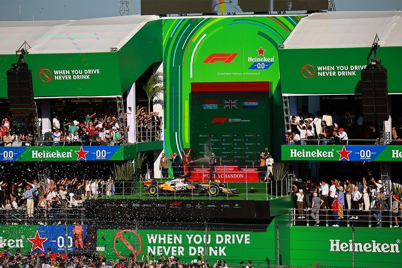 ノリスが首位浮上:2025年F1ポイントランキング(第20戦メキシコGP終了時点)