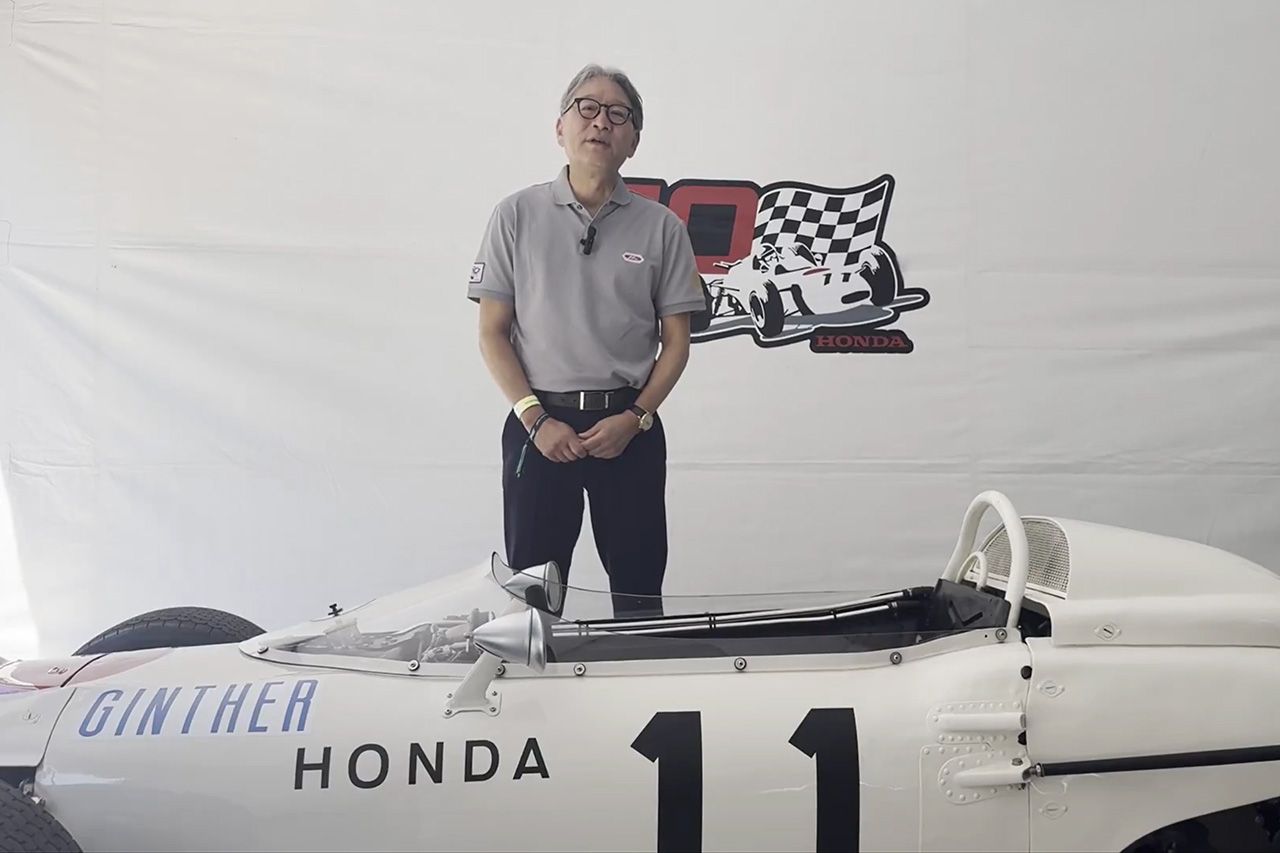 三部敏宏社長 RA272走行はホンダF1の「過去から未来へ挑戦をつなぐ象徴」