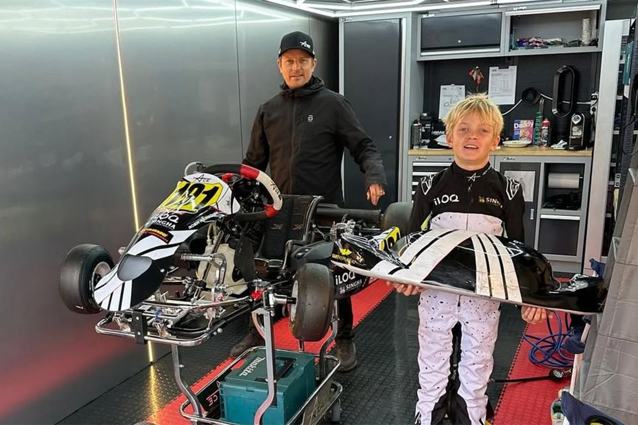 キミ・ライコネン F1引退後も息子ロビンの“メカ兼メンター”として現役続行中