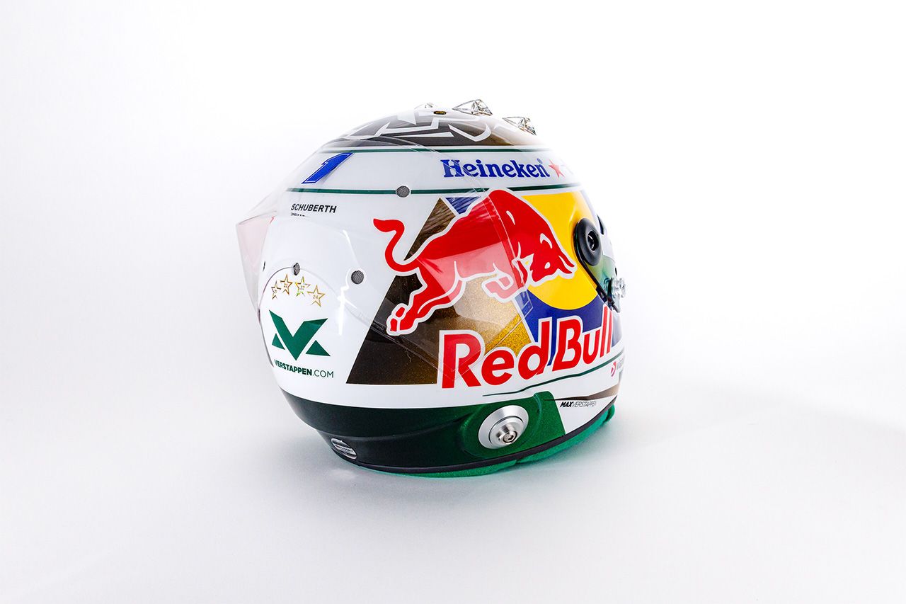 マックス・フェルスタッペン(レッドブル・レーシング) F1 ブラジルGP ヘルメット②