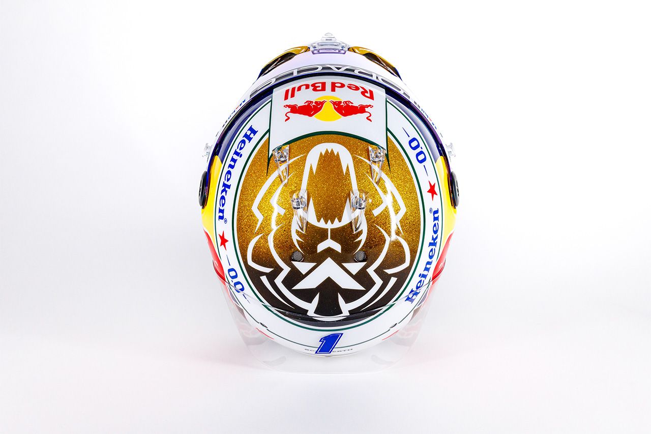 マックス・フェルスタッペン（レッドブル・レーシング） F1 ブラジルGP ヘルメット⑥
