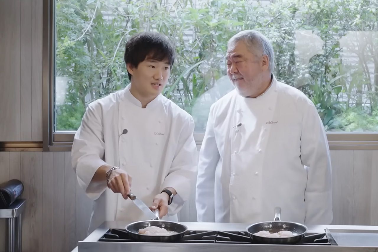 角田裕毅×三國清三シェフ「料理もF1も“我慢と正確さ”が勝負を分ける」