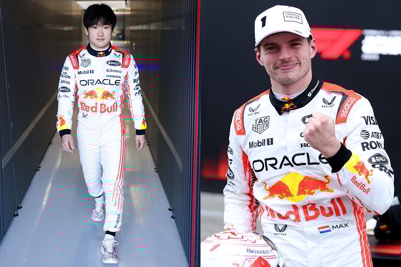 角田裕毅とフェルスタッペンのホンダ×レッドブルF1スーツ 1500万円超を寄付