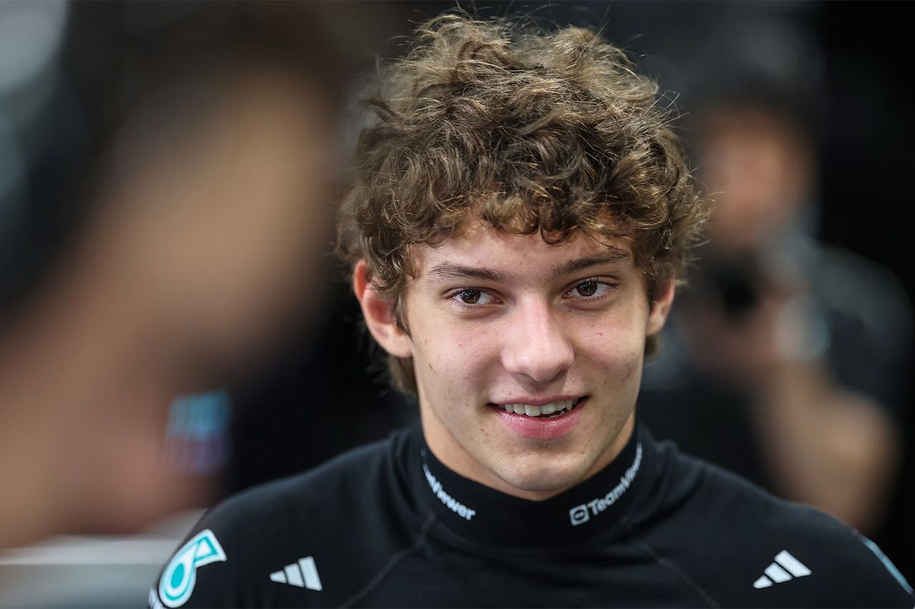 アンドレア・キミ・アントネッリ(メルセデスAMG・ペトロナス・モータースポーツ) F1 ブラジルグランプリ