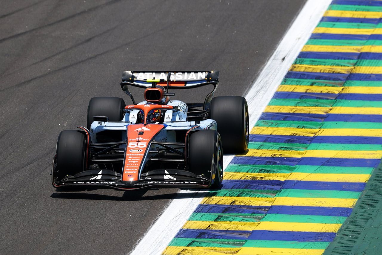 F1サンパウロGP フリー走行 展開:ノリスが首位、角田裕毅はバリア接触