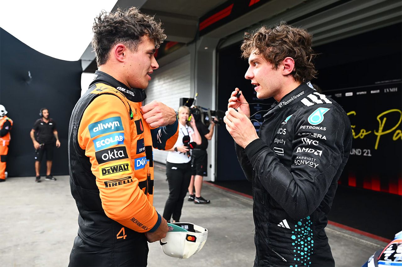 アンドレア・キミ・アントネッリ（メルセデスAMG・ペトロナス・モータースポーツ） ブラジルグランプリ F1