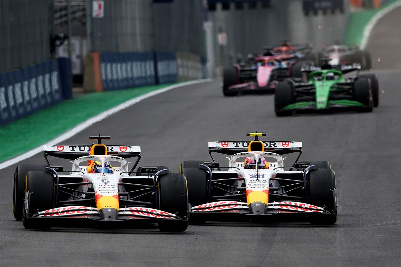 アイザック・ハジャー（ビザ・キャッシュアップ・RB・フォーミュラワン・チーム） ブラジルグランプリ