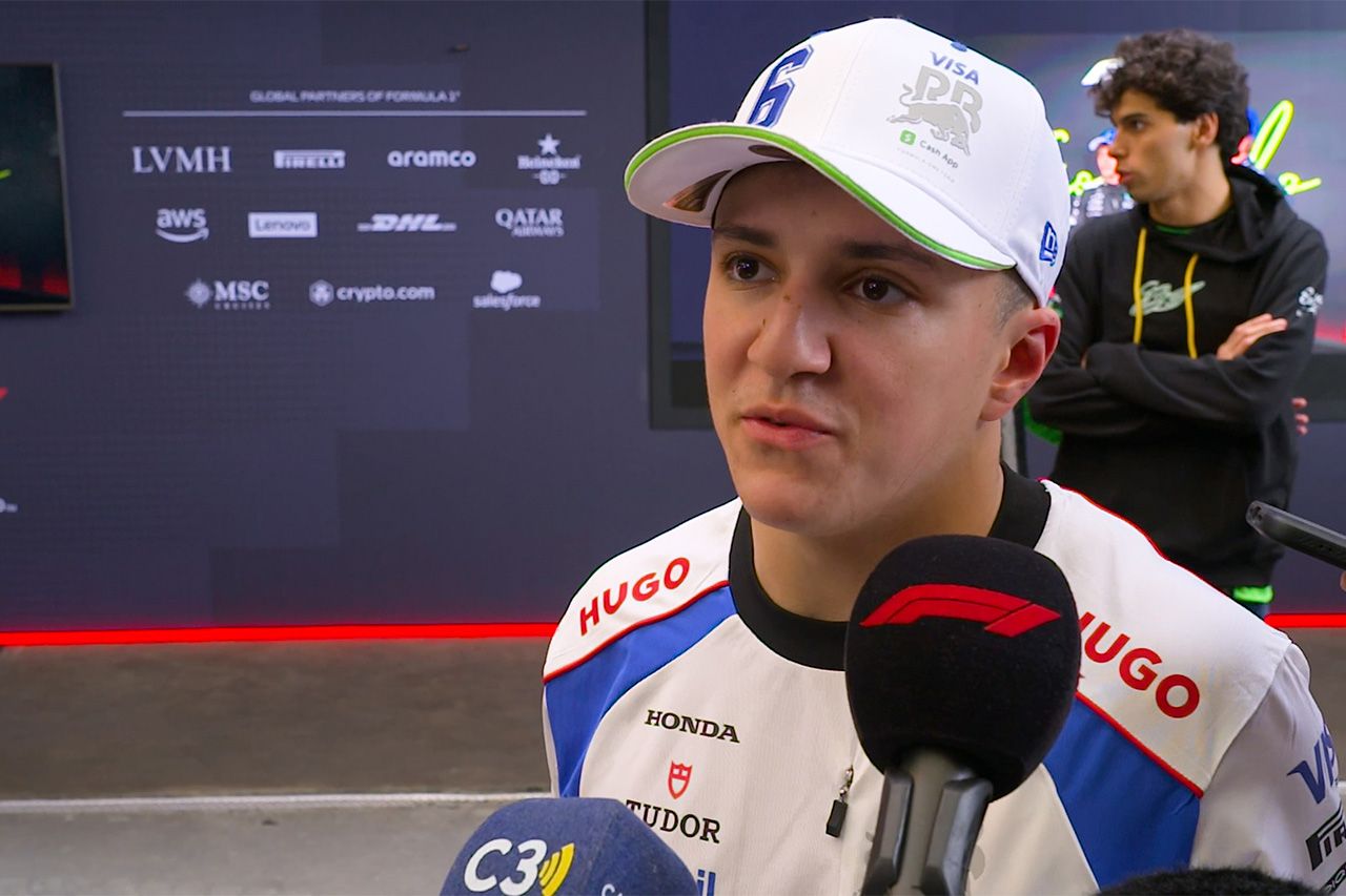 アイザック・ハジャー F1サンパウロGP決勝「ローソンに挑んだが攻めすぎた」