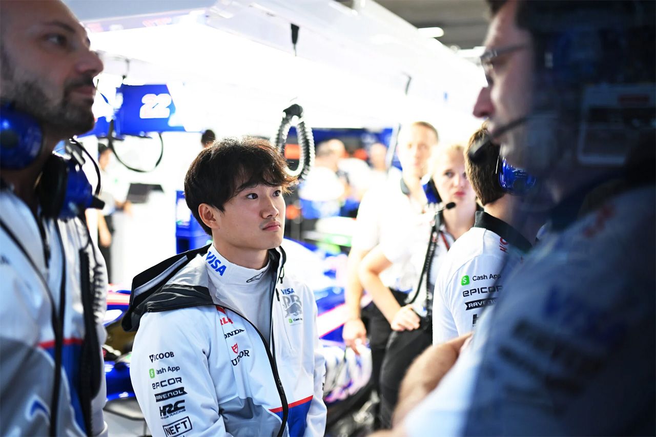 角田裕毅 レーシングブルズ/ビザ・キャッシュアップ・RB・フォーミュラワン・チーム