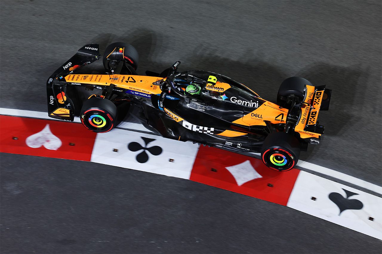 F1ラスベガスGP 初日 ピレリ総括：路面進化と赤旗で“本当の順位”見えず