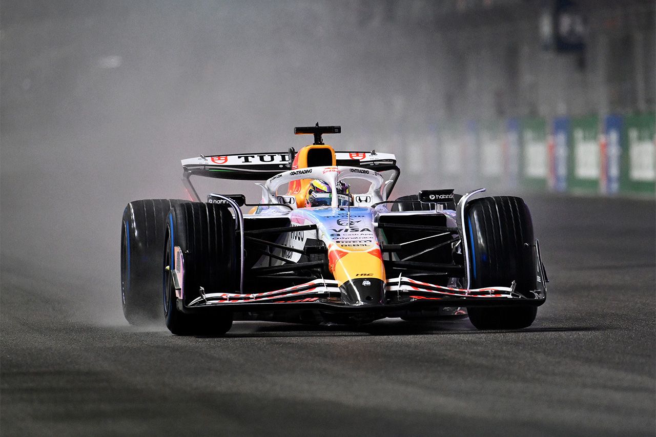 F1ラスベガスGP 予選Q2：ハジャーが2番手で突破 ローソンも6番手