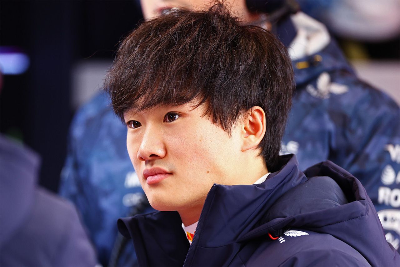 角田裕毅 F1ラスベガスGP予選「3秒遅い理由がタイヤ空気圧と分かり納得」