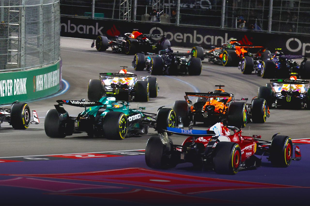 F1ラスベガスGP 決勝 ハイライト動画：角田裕毅は14位でチェッカー