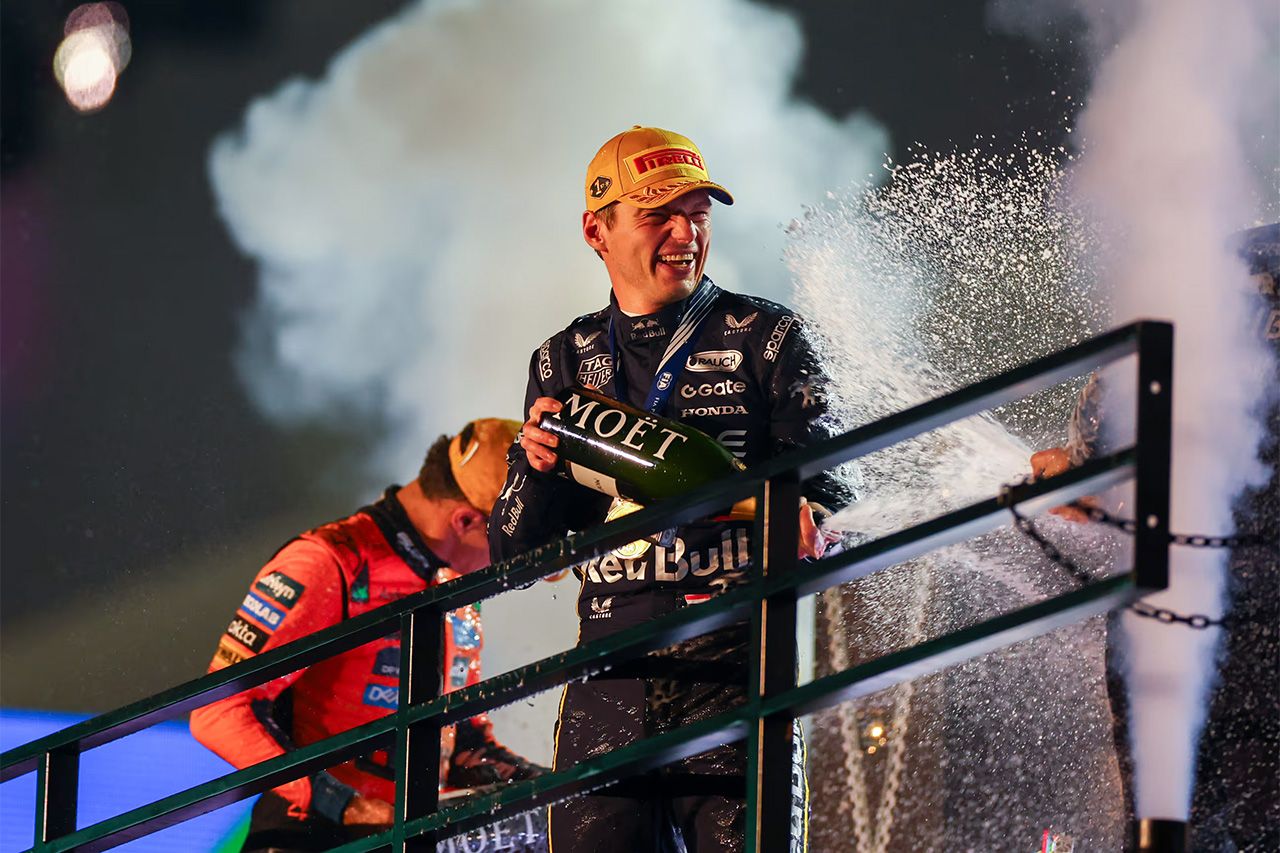 F1ラスベガスGP 決勝 統計まとめ:レッドブルとホンダの150戦目での優勝