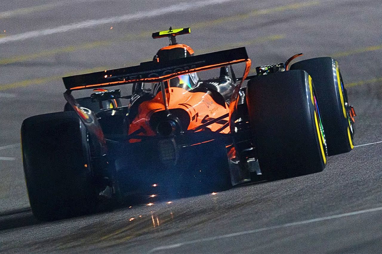 マクラーレン F1ラスベガスGPでW失格: 0.12mmの摩耗でタイトル争い激変