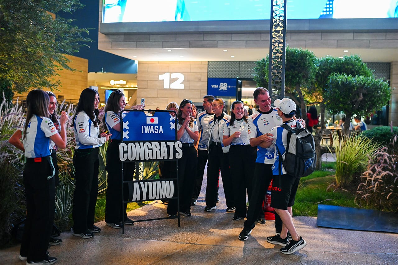 岩佐歩夢(ビザ・キャッシュアップ・RB・フォーミュラワン・チーム/レーシングブルズ)