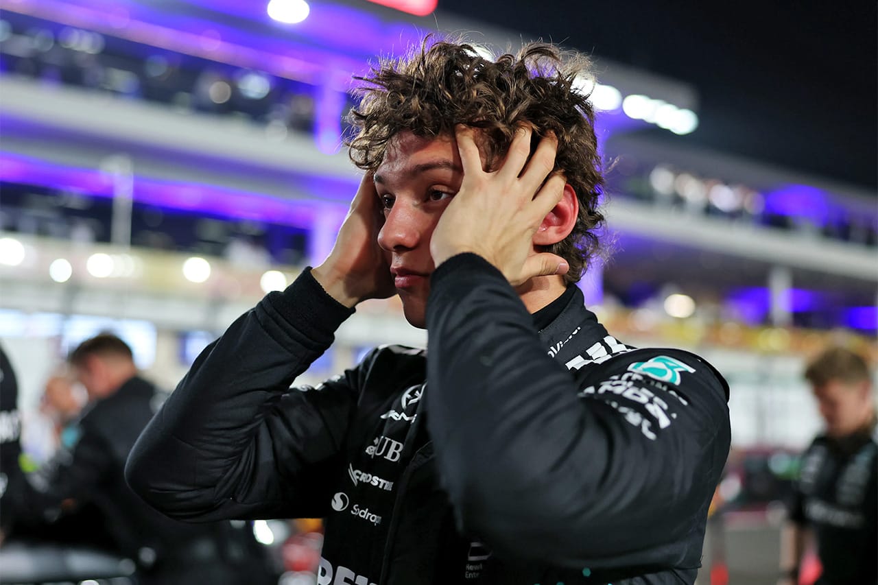 アントネッリ、SNSアイコンを黒一色に変更：F1カタールGP後に中傷殺到