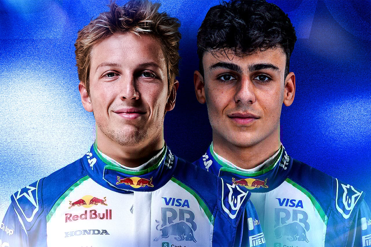 レーシングブルズF1 2026年はリアム・ローソンとアービッド・リンドブラッド起用