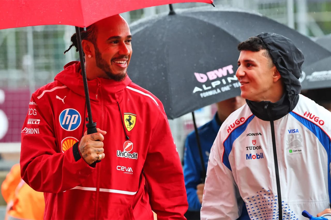 ルイス・ハミルトンとアイザック・ハジャー