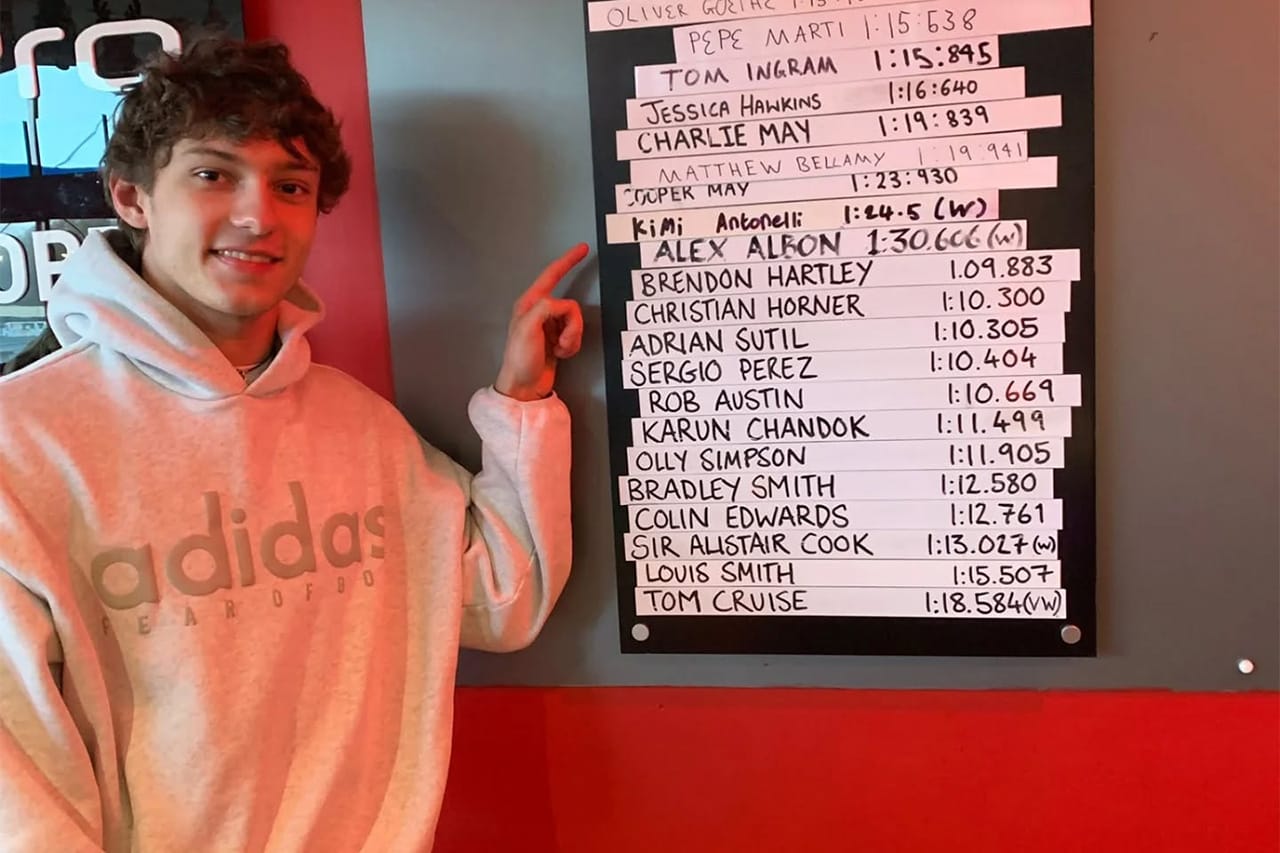 キミ・アントネッリ F1冬休みに“ヘンリー・ショブリン”の偽名で極秘カート参戦