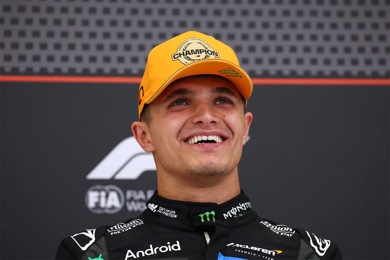 ランド・ノリス F1初戴冠インタビュー「僕の人生を地獄にした2人へ」