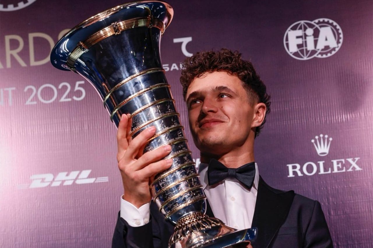 ランド・ノリス 国際自動車連盟 受賞式