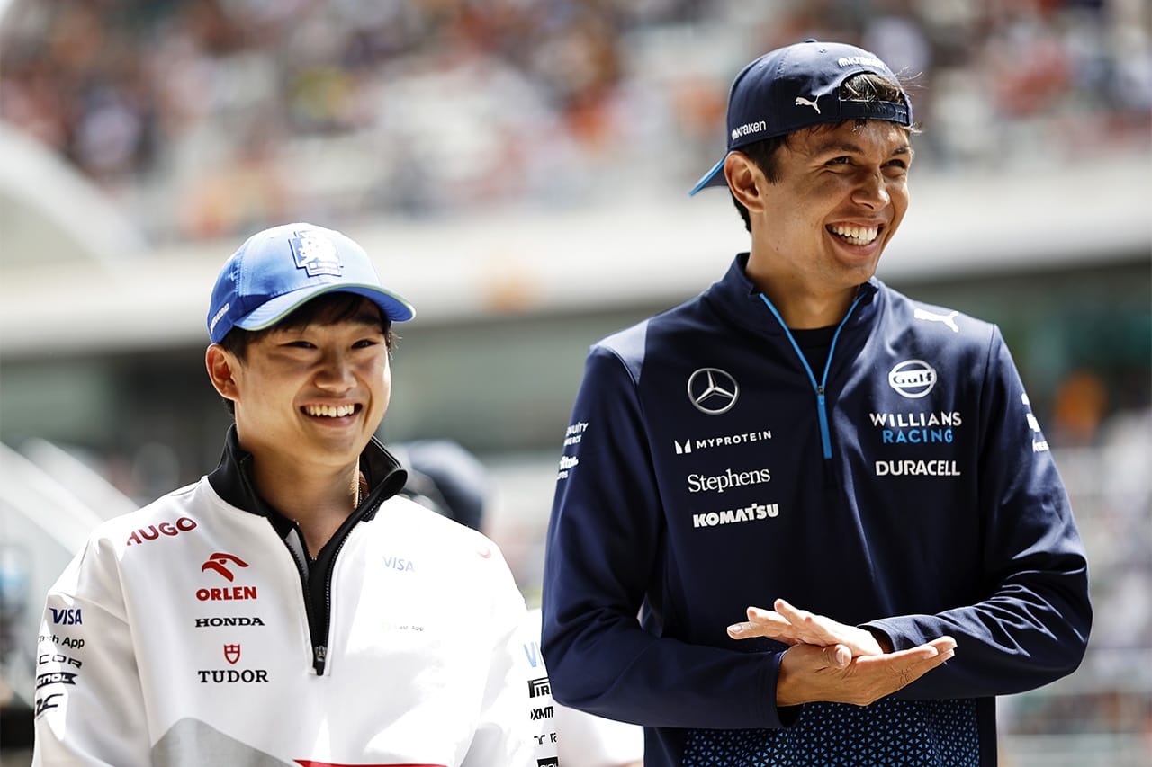 角田裕毅のレッドブルF1離脱にアルボン断言「必ず戻って表彰台を獲得する」