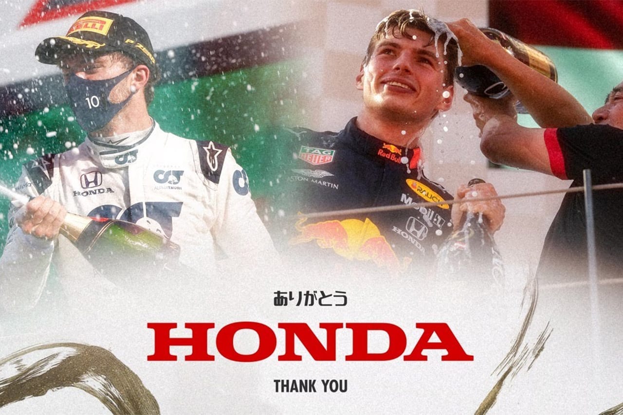 レッドブルF1、ホンダとの8年間を総括する動画を公開「Arigato Honda」