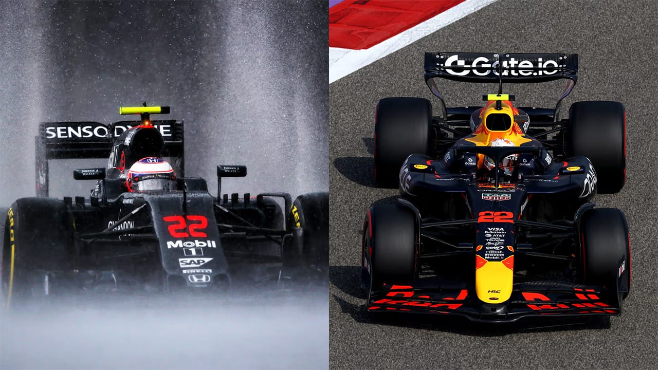 F1カーナンバー22