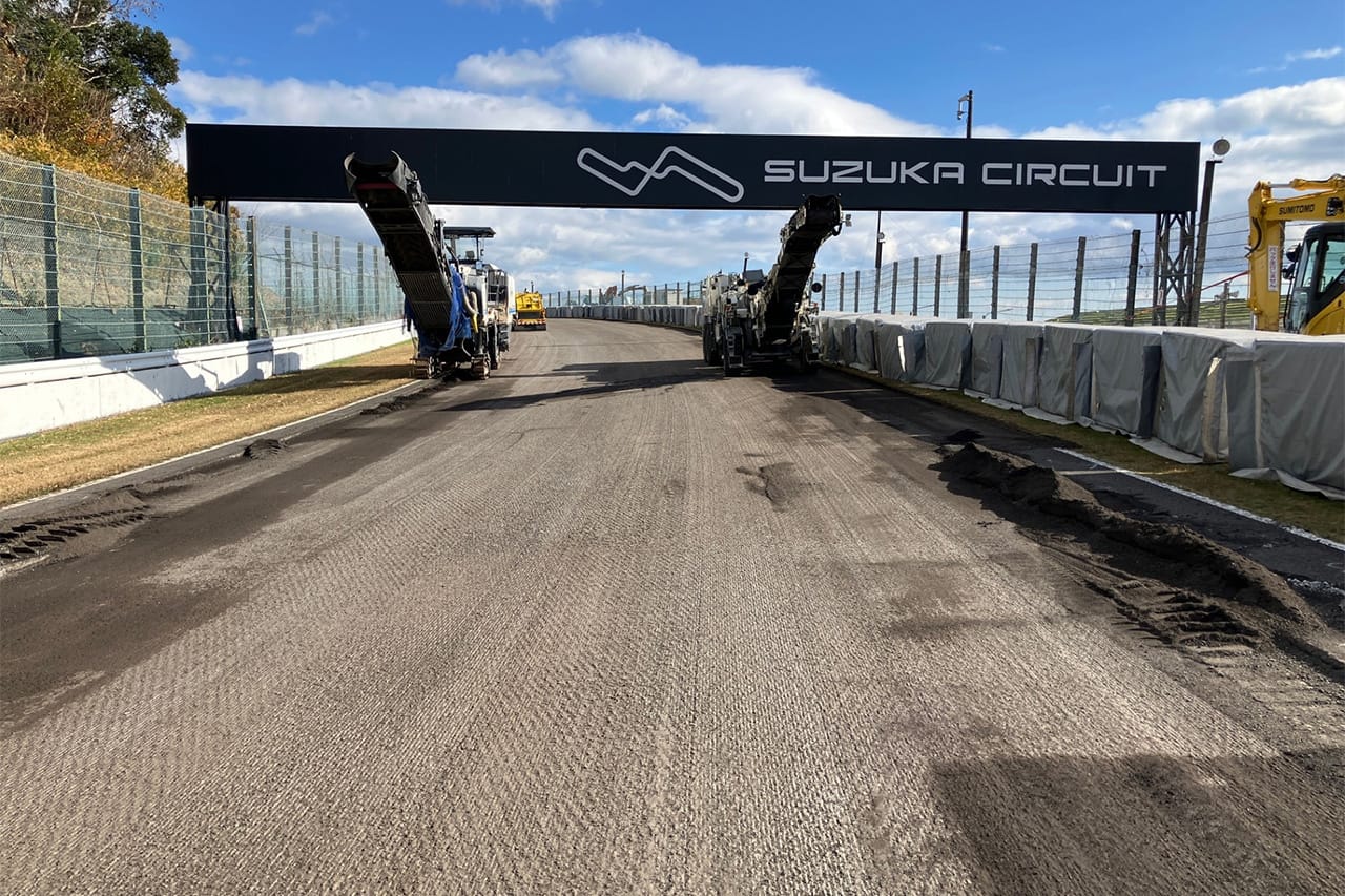 2026年F1日本GPを前に鈴鹿サーキットが西コース再舗装工事