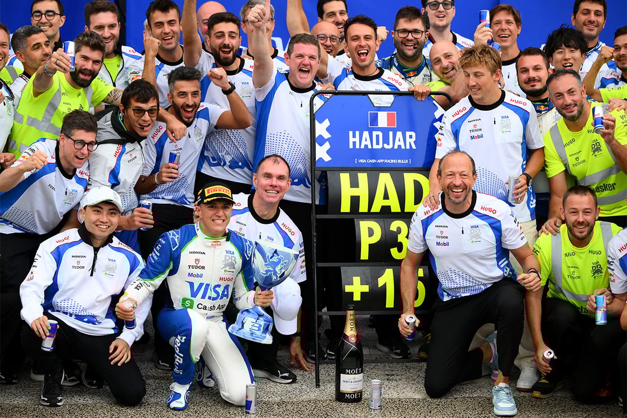 アイザック・ハジャー ビザ・キャッシュアップ・RB・フォーミュラワン・チーム