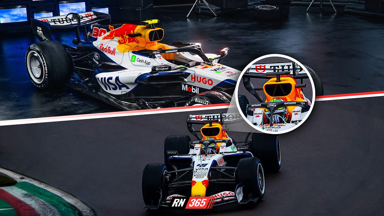 レーシングブルズ VCARB03 エンジン・エアインテーク