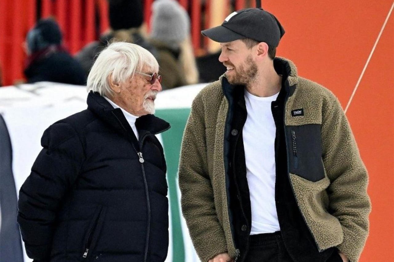 バーニー・エクレストンとセバスチャン・ベッテル