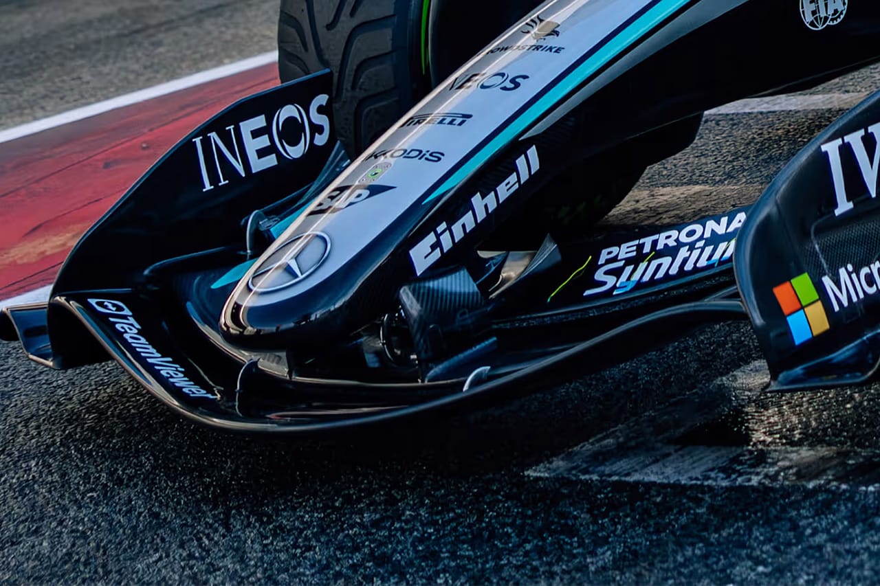 メルセデスF1とキャデラック、空力解析で「毛糸」が復活