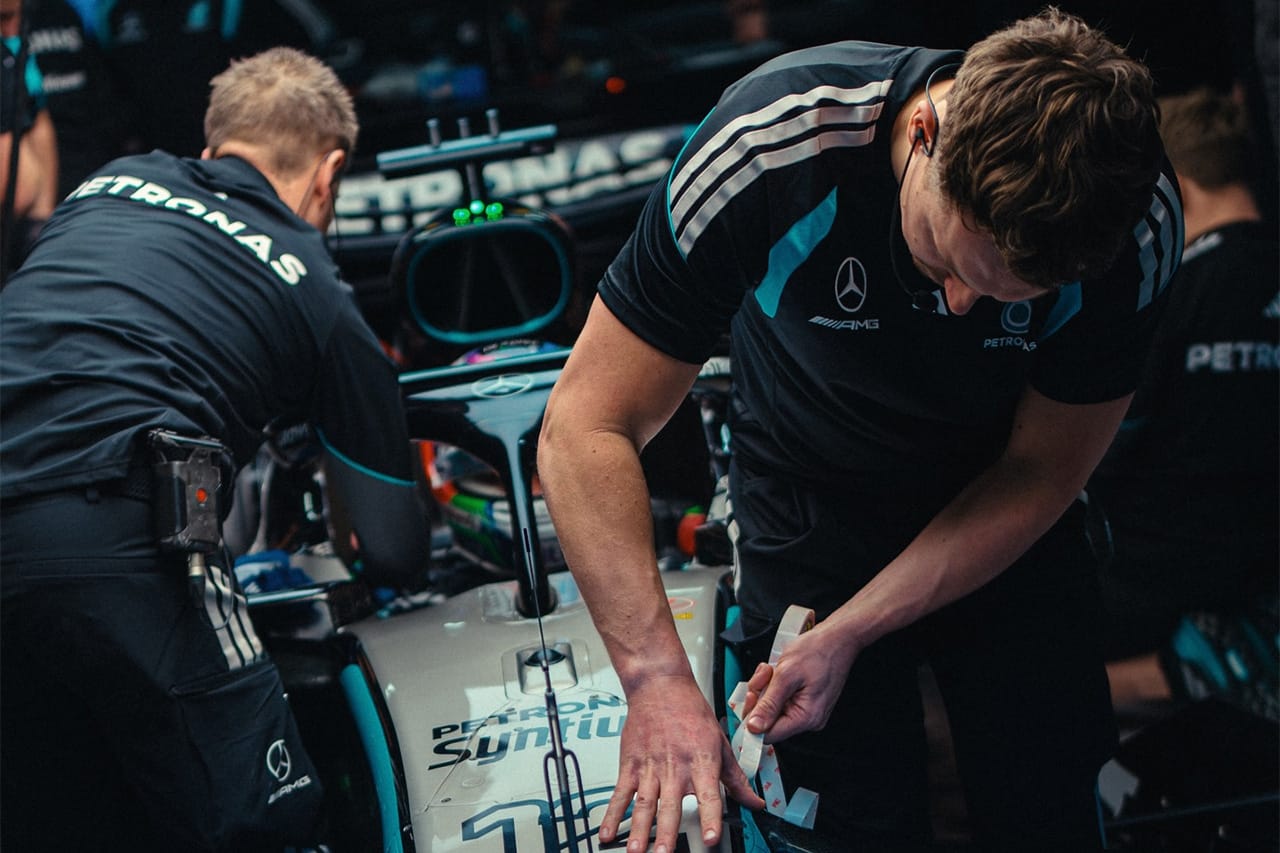 メルセデスF1、W17の進捗に手応え「最終日はセットアップ作業を増やせる」