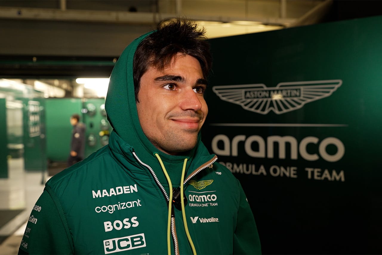ランス・ストロール アストンマーティンF1新車初走行「ホンダPUに慣れる段階」