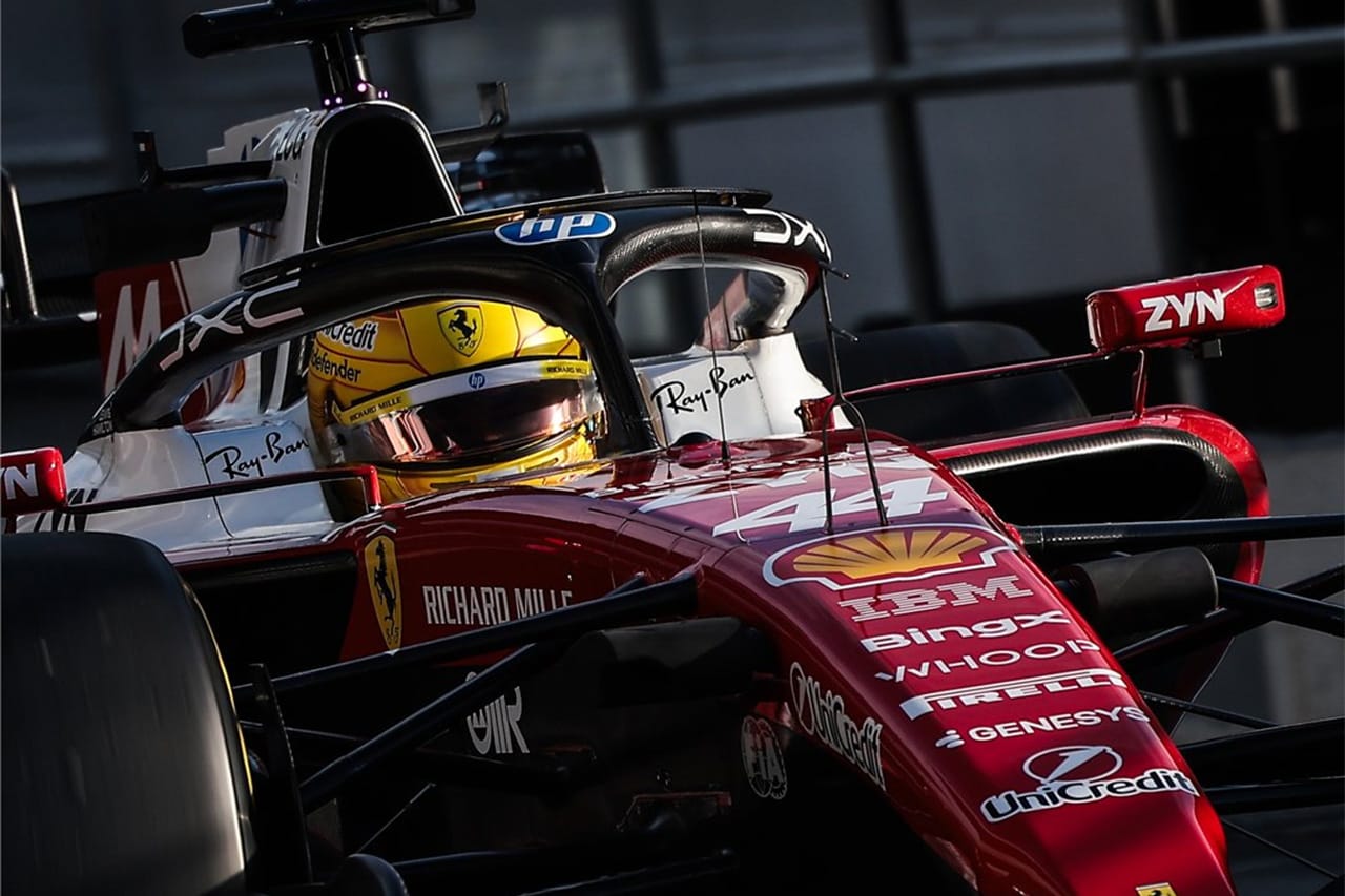 ルイス・ハミルトン F1テスト最速「フェラーリに勝者のメンタリティを感じる」