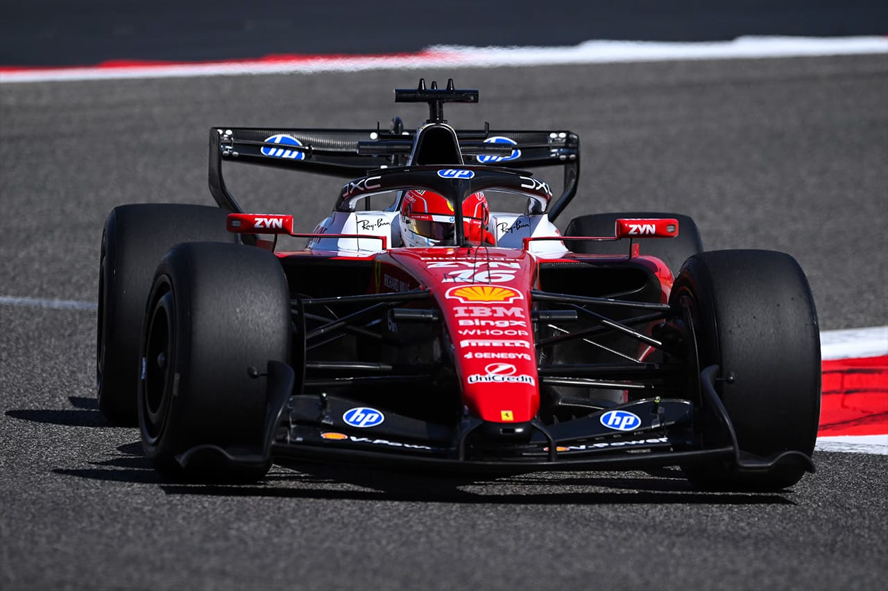 2026年第2回F1バーレーンテスト初日午前 シャルル・ルクレールが最速発進